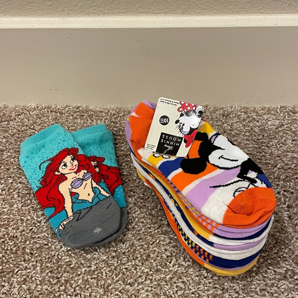 Disney clothing women’s sock lot | Minnie Mickey Mouse